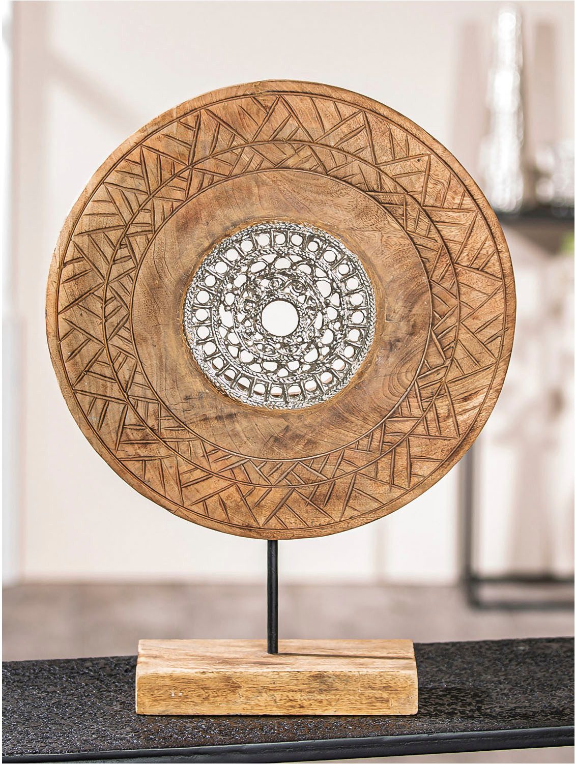 Dekoobjekt Skulptur "Rad"