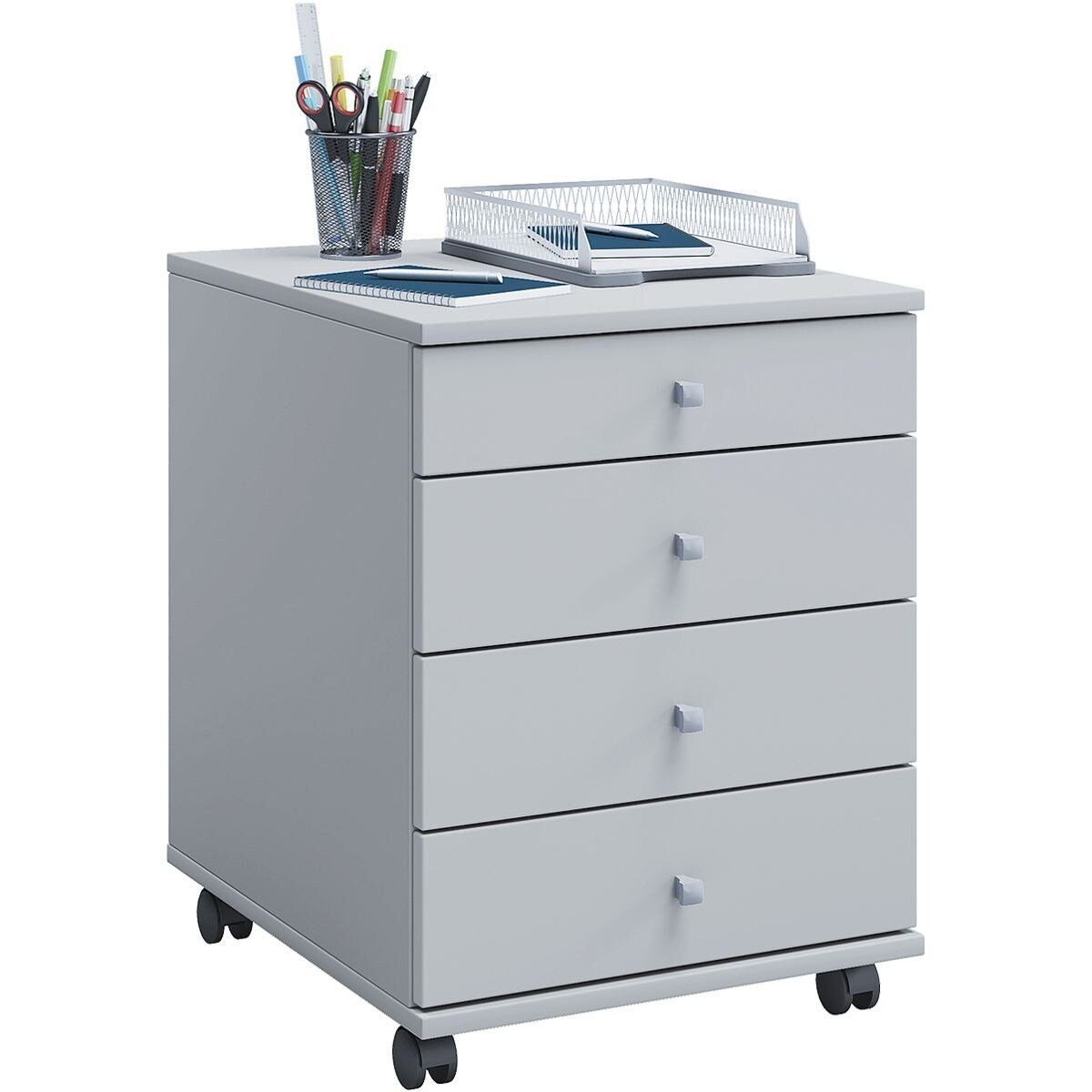 VCM Container Lona mit 3 Schubladen und 1 Utensilo