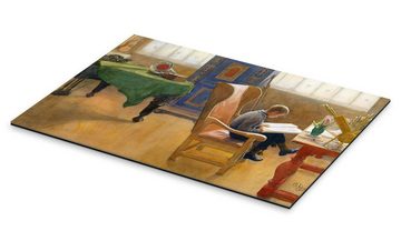 Posterlounge XXL-Wandbild Carl Larsson, Studienecke. Esbjörn., Malerei