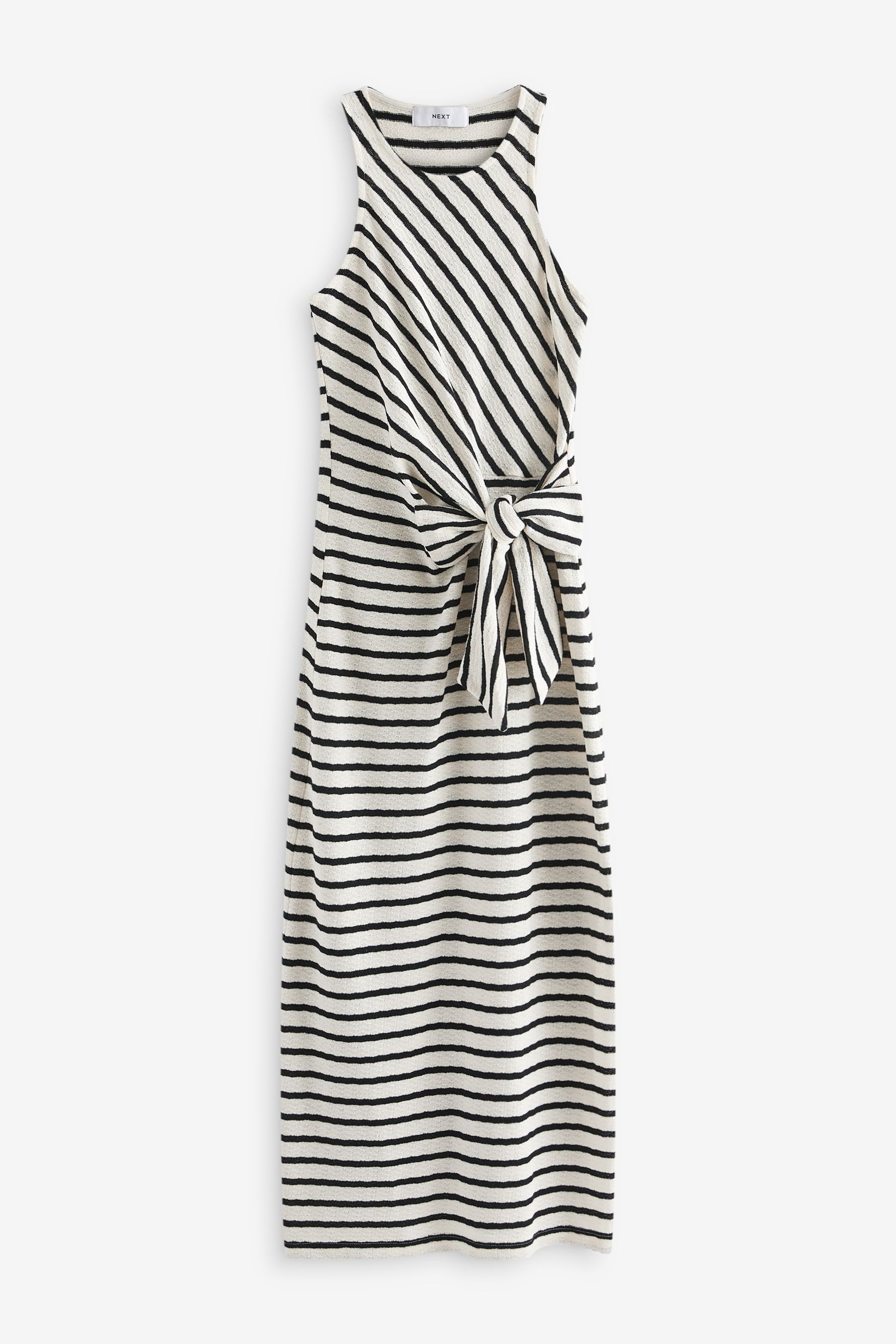 Next Jerseykleid Ärmelloses Jersey-Maxikleid zum seitlichen günstig online kaufen