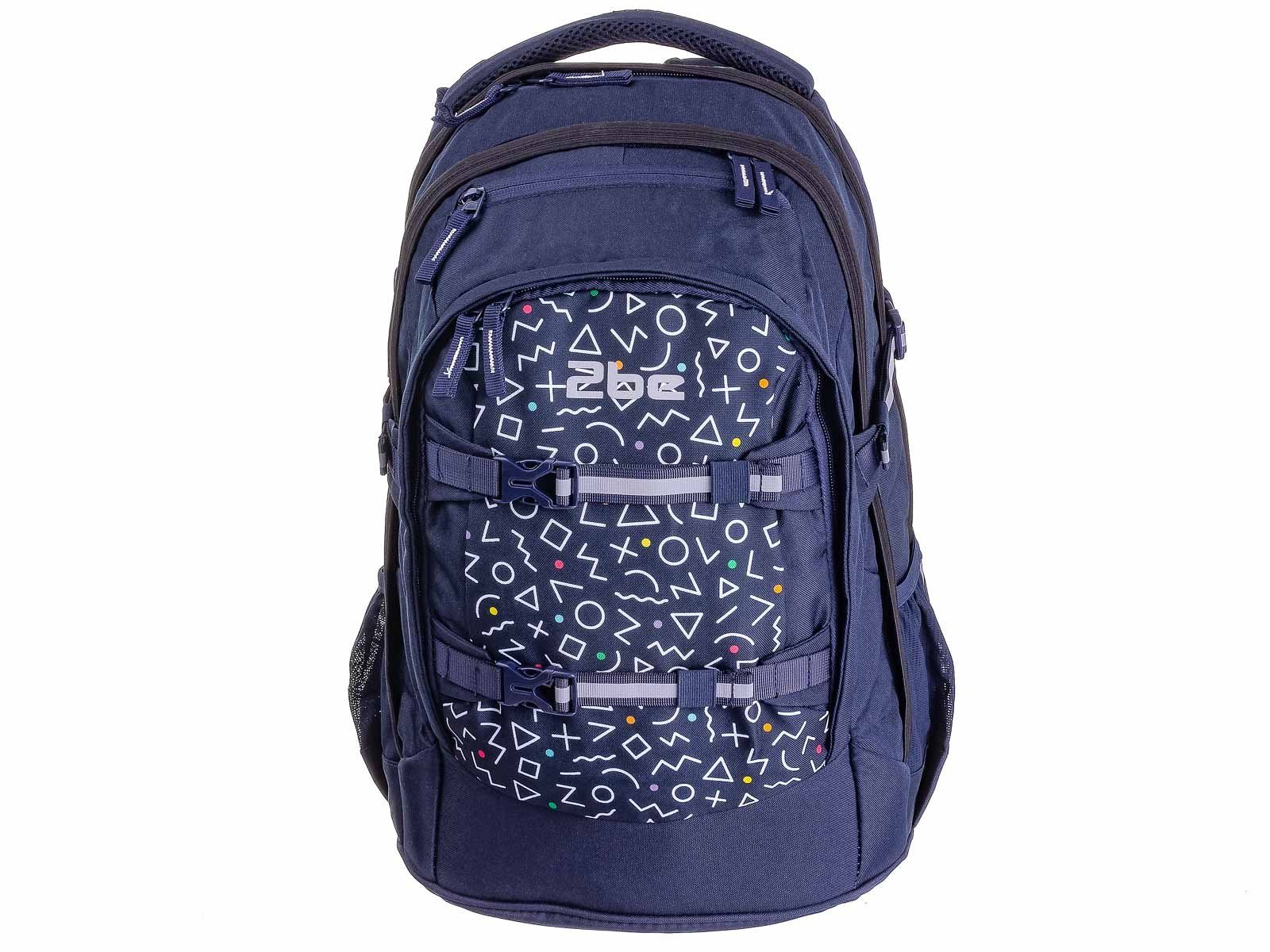 2be Schulrucksack, mit reflektierenden Elementen