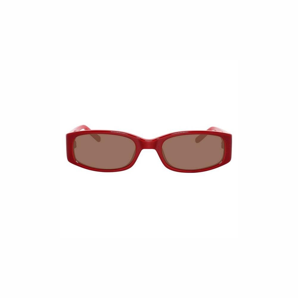 Schlank Rot Sonnenbrille GU7435-5166E Guess Guess Sportlich Sonnenbrille Damen
