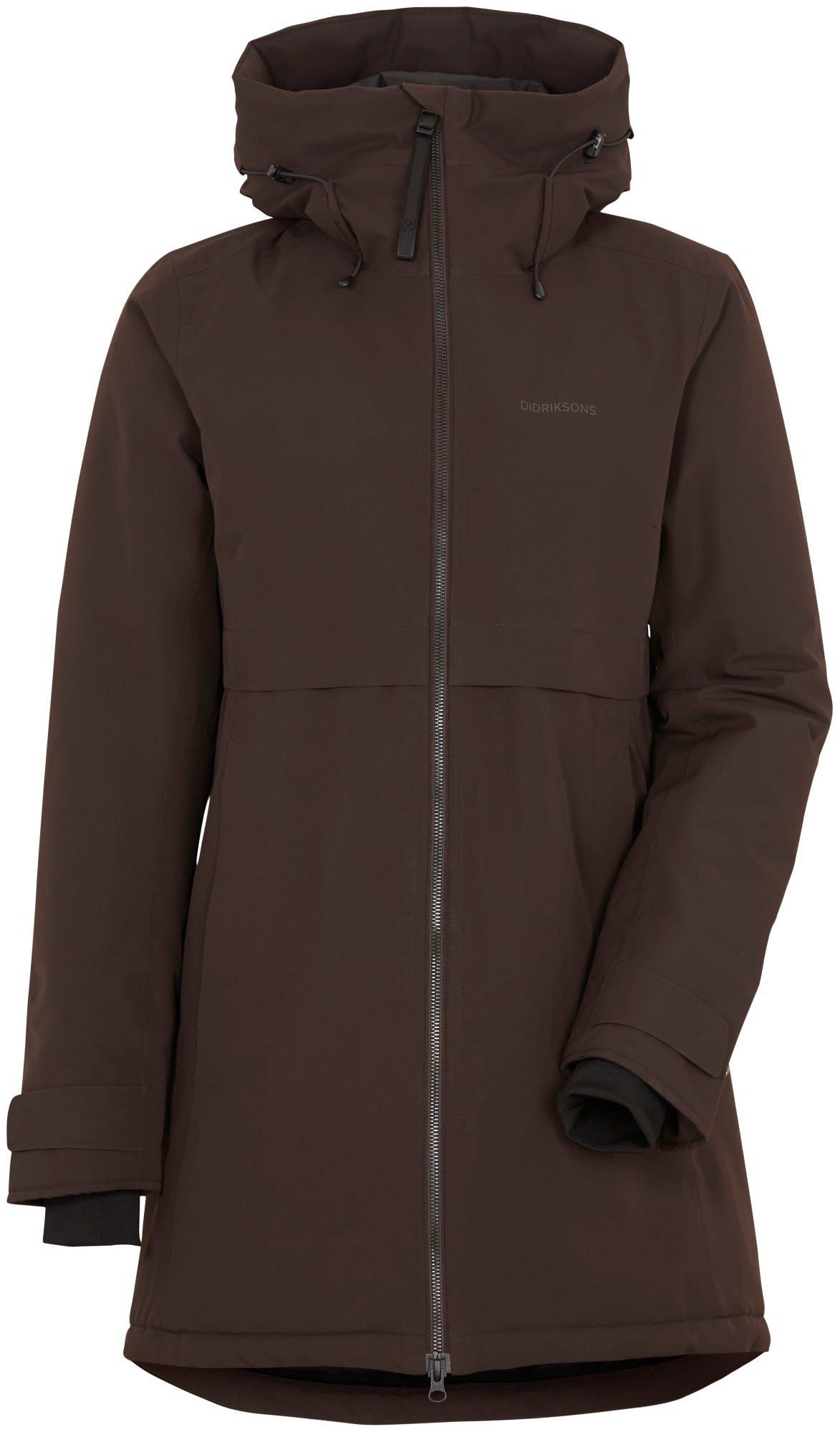 Didriksons Parka Didriksons W Chocolate Parka Brown 5 Parka Damen Helle