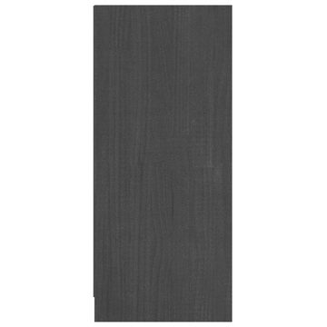 vidaXL Sideboard Sideboard Grau 70x33x76 cm Massivholz Kiefer (1 St)