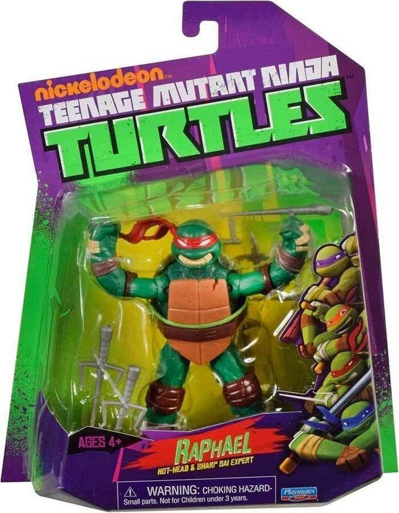 Playmates Actionfigur Teenage Mutant Ninja Turtles World of TMNT Actionfigur Raphael 11 cm