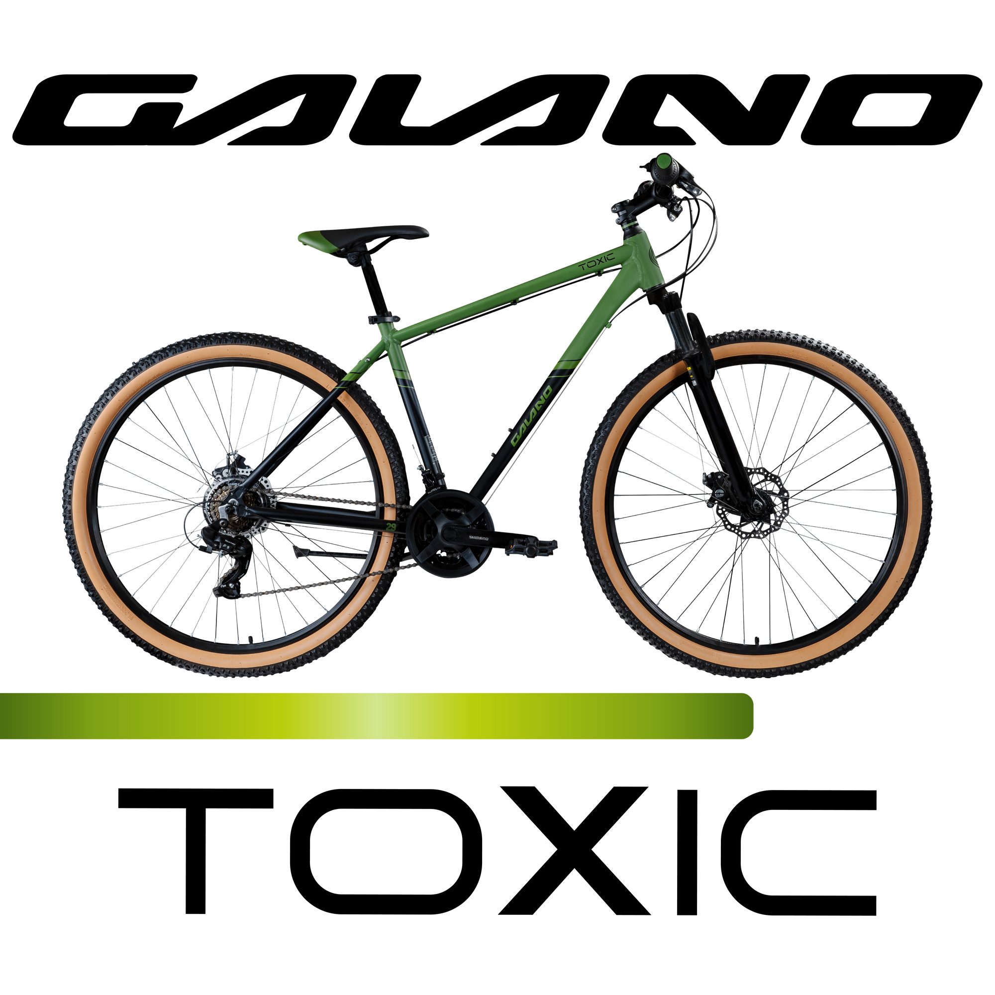 Galano Mountainbike Toxic 29", 21 Gang, Kettenschaltung, Mountainbike Hardtail 29 Zoll MTB Fahrrad