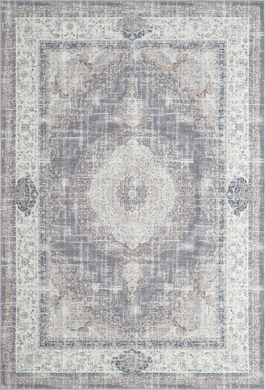 Teppich Odessa Flachgewebe Vintage Design waschbar