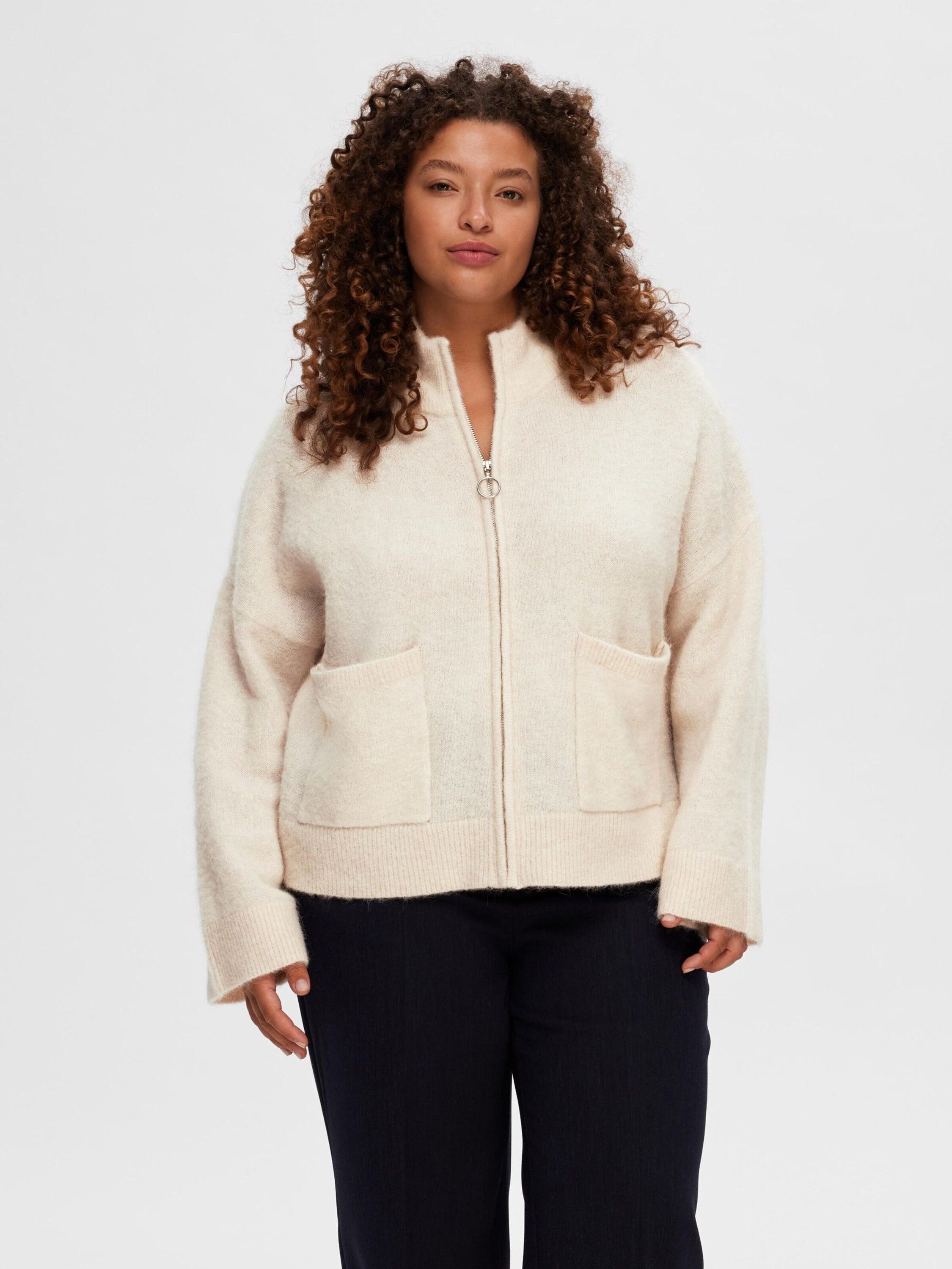 SELECTED FEMME Strickjacke SLFSIA RAS (1-tlg) günstig online kaufen