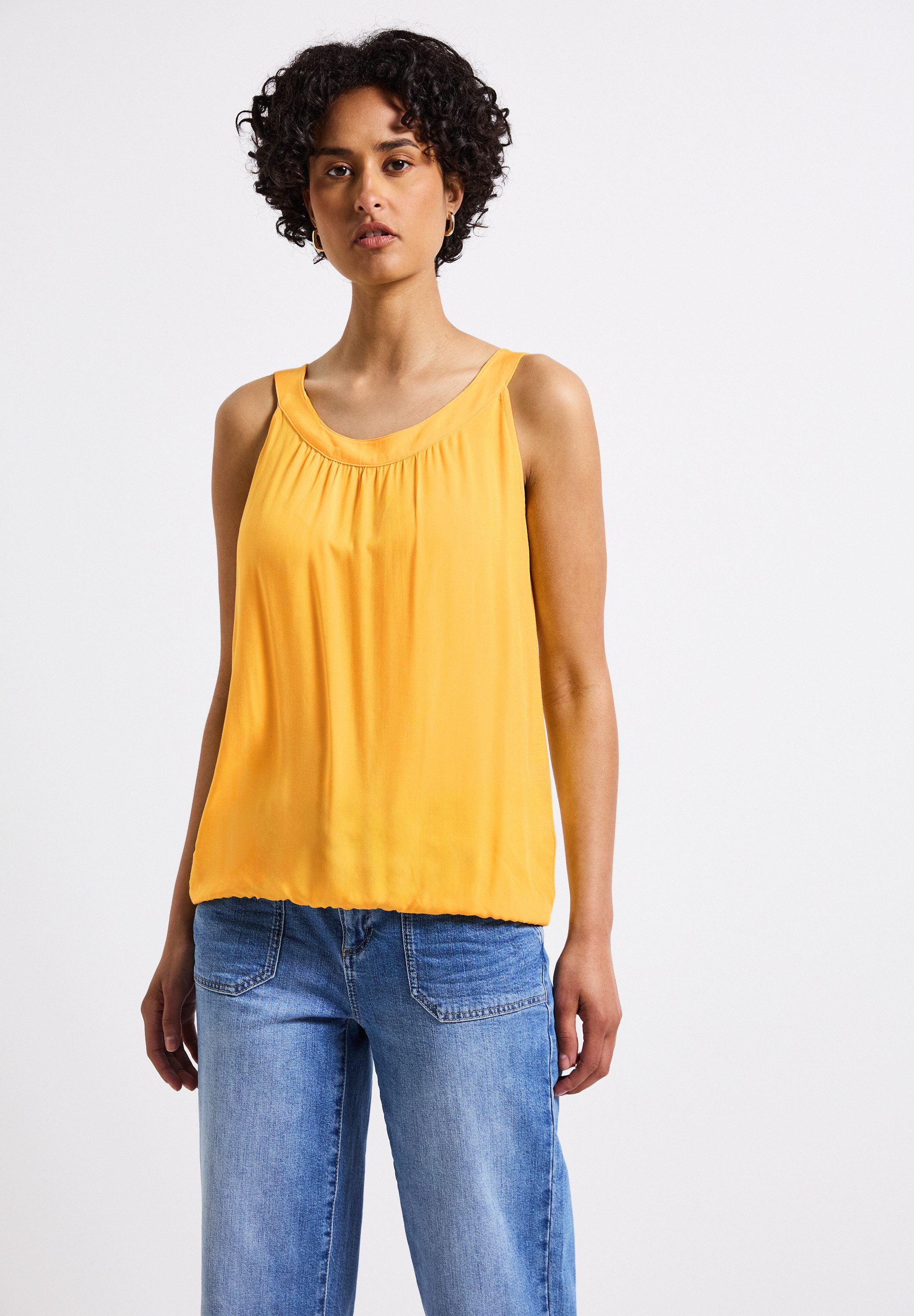 STREET ONE Trägertop mit Elastiksaum