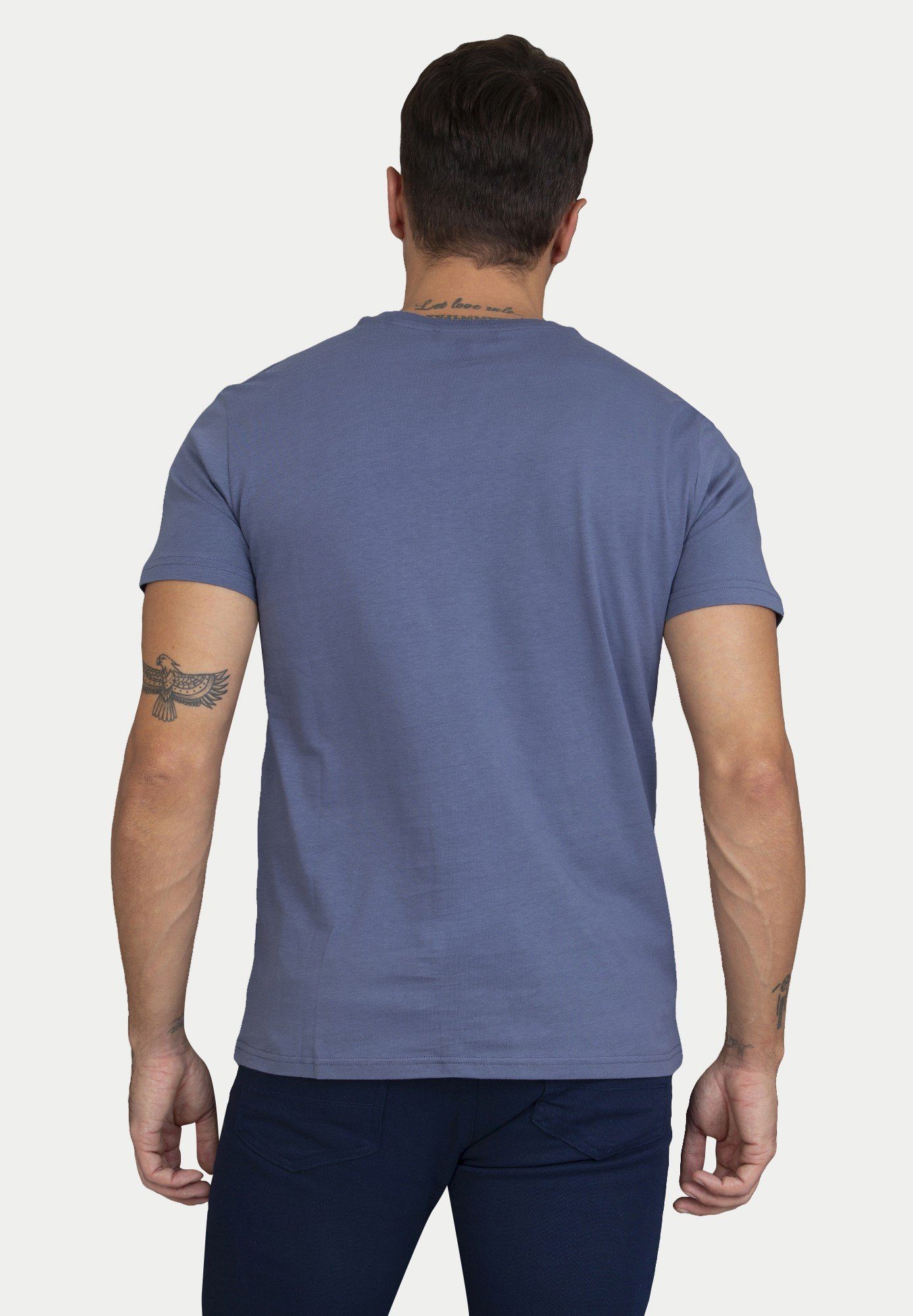 T-Shirt Lucas Sir Raymond Blau Tailor