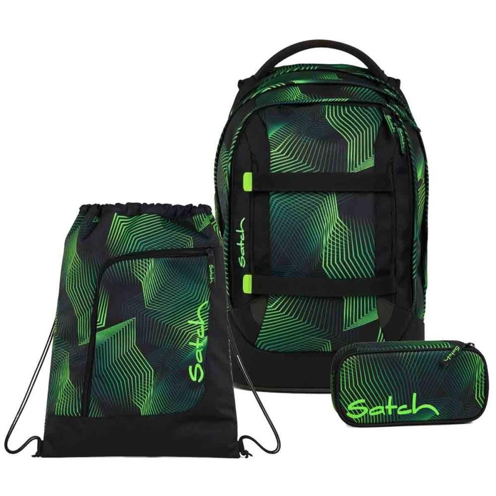 Satch Schulrucksack Pack (3tlg., inkl. Schlamperbox und Sportbeutel)