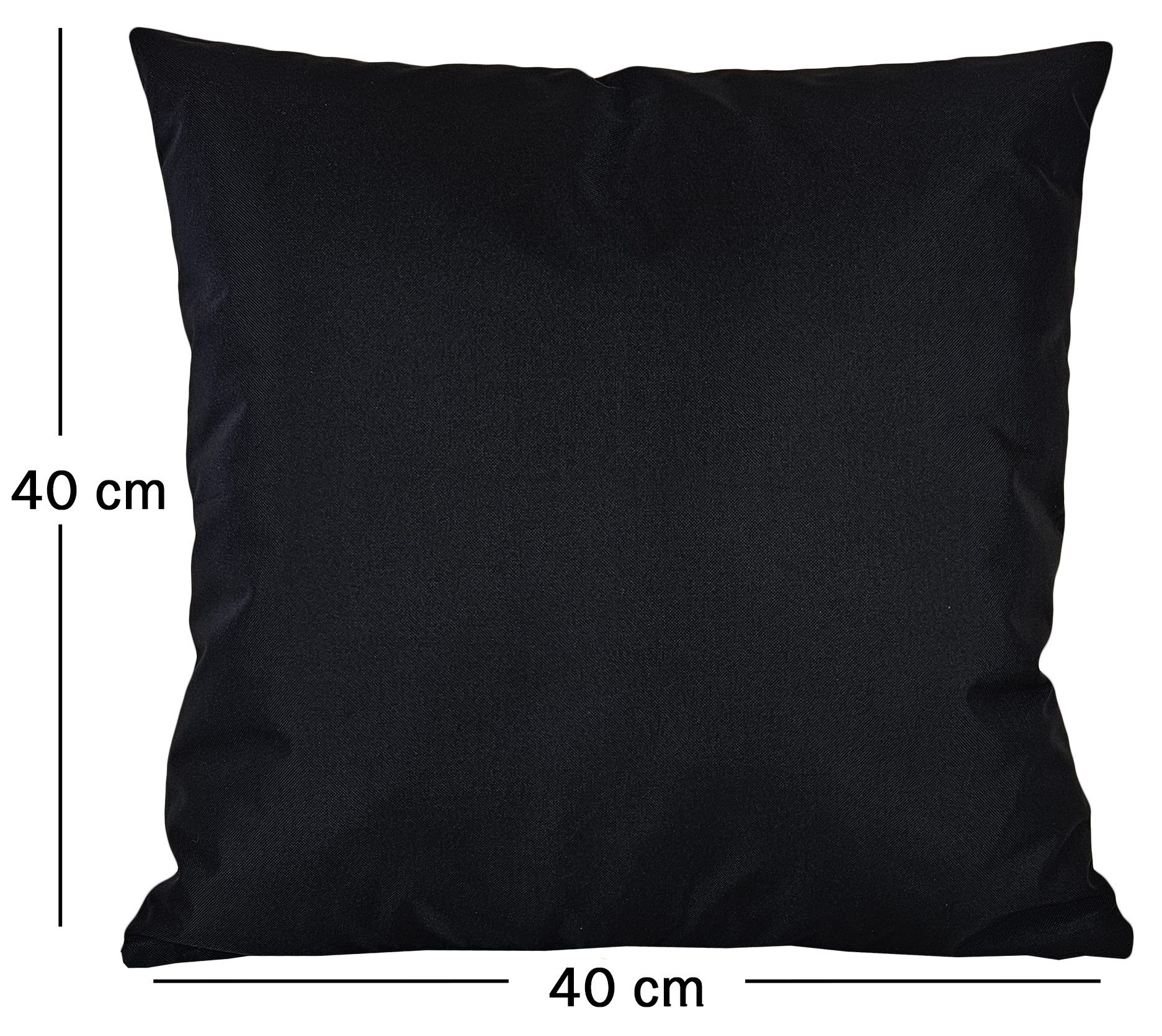 JACK Dekokissen 40x40cm Outdoor Lounge Kissen inkl. XXL Füllung Sitzkissen, starke Füllung, Robust, Strapazierfähig, Wasserabweisend, Innen&Außen