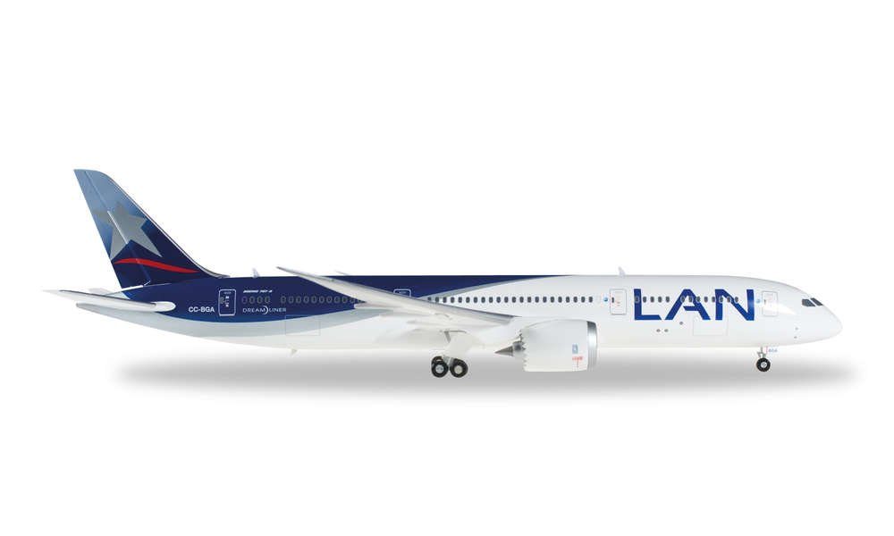 Herpa Modellflugzeug Herpa Wings 557405 B787-9 Boeing LAN Airlines Dre