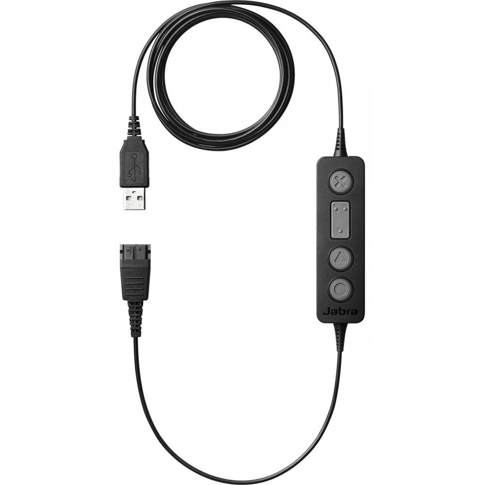 Jabra 260-19 Link 260 MS USB-Adapter Headsetadapter Schwarz USB-Adapter