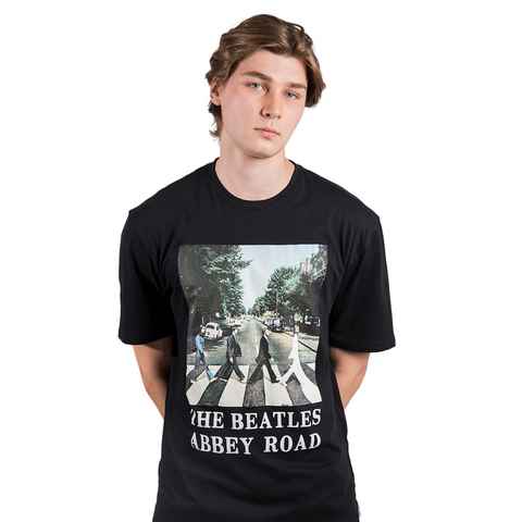 The Beatles T-Shirt "Abbey Road, black"/GOTS (Stück, 1-tlg., Stück) mit Frontprint