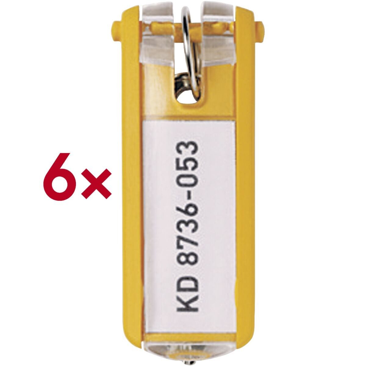 DURABLE Schlüsselanhänger Key Clip (6-tlg), mit Easy-Open-Mechanik