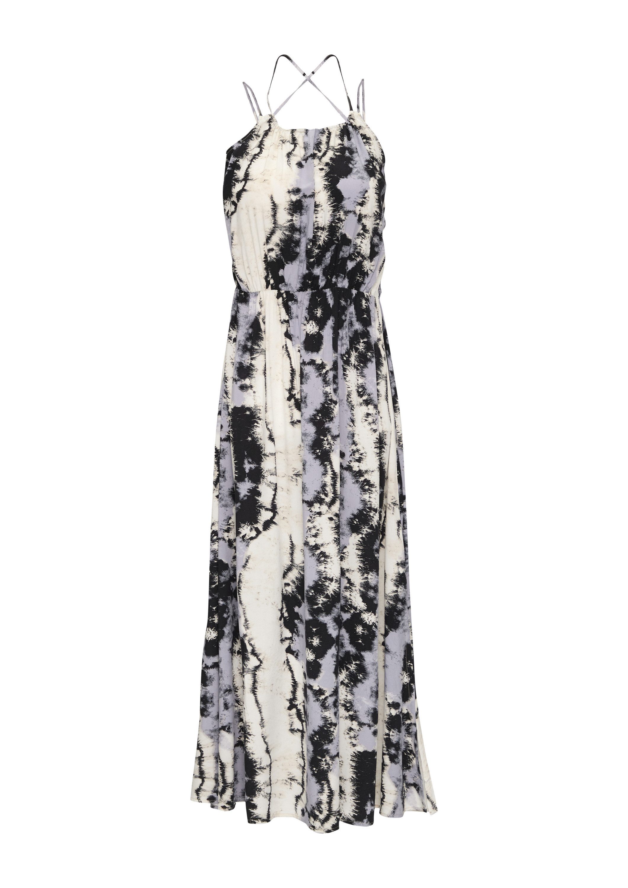 QS Maxikleid Kleid Gemustertes Maxikleid mit doppelten verstellbaren Träger günstig online kaufen