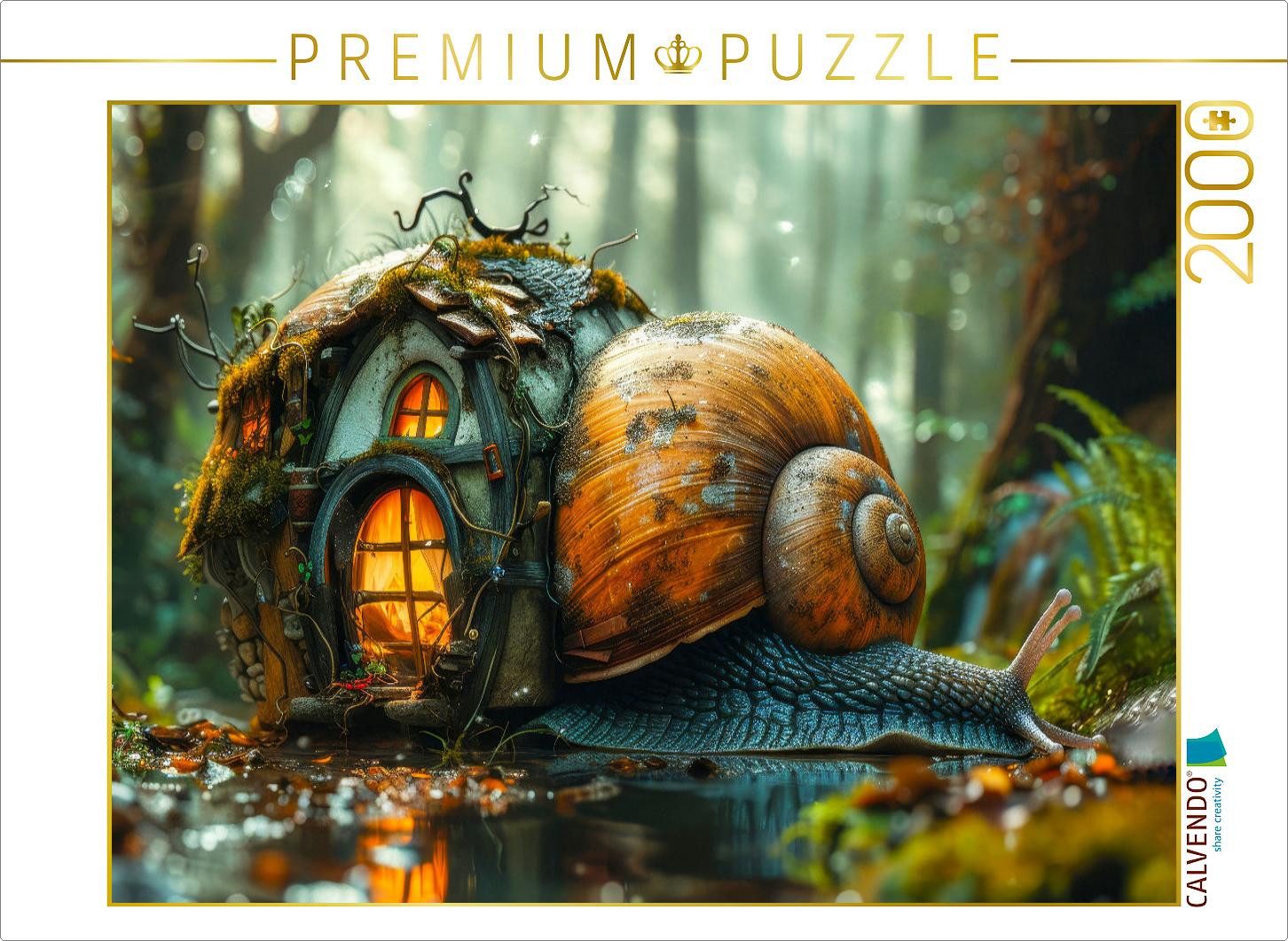 CALVENDO Puzzle CALVENDO Puzzle Ganz schön nass hier, 2000 Teile Lege-Größe 90 × 67 c, 2000 Puzzleteile