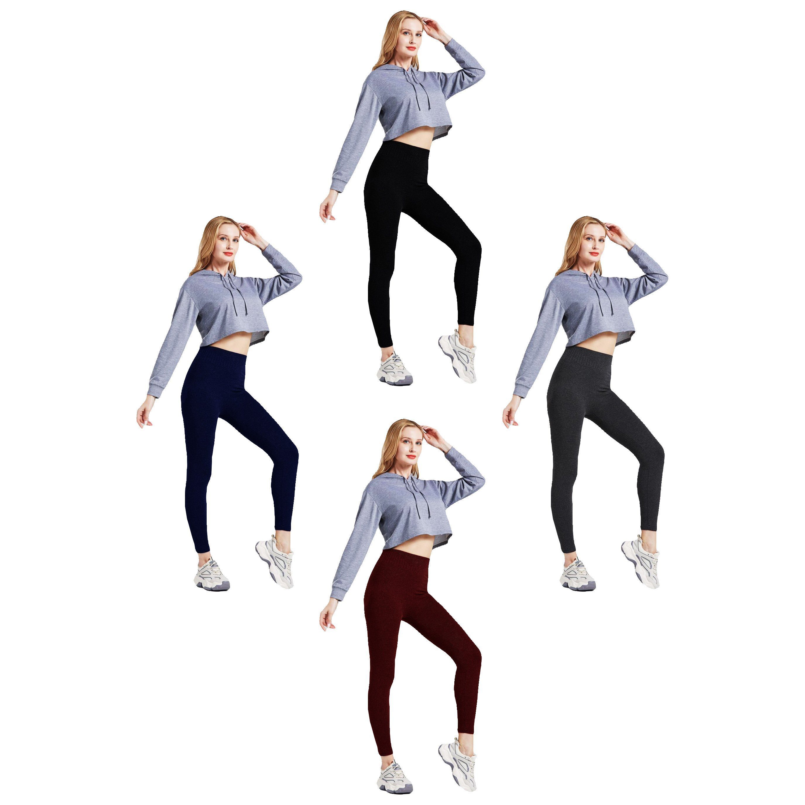 TEXEMP Thermoleggings 4er Pack Damen Thermo günstig online kaufen