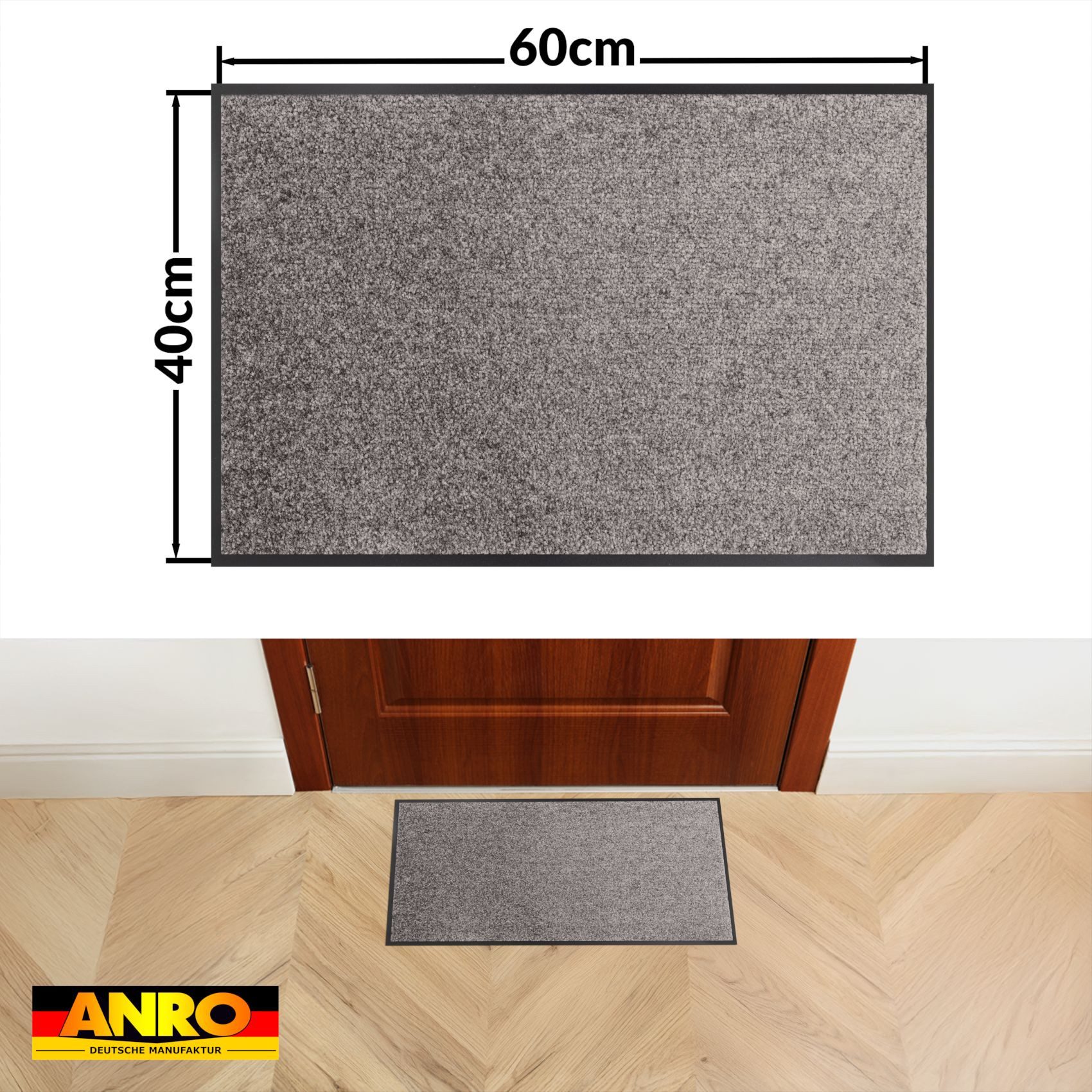 ANRO Fußmatte AMIGO Rutschfeste Türmatte Schmutzfangmatte, günstig online kaufen