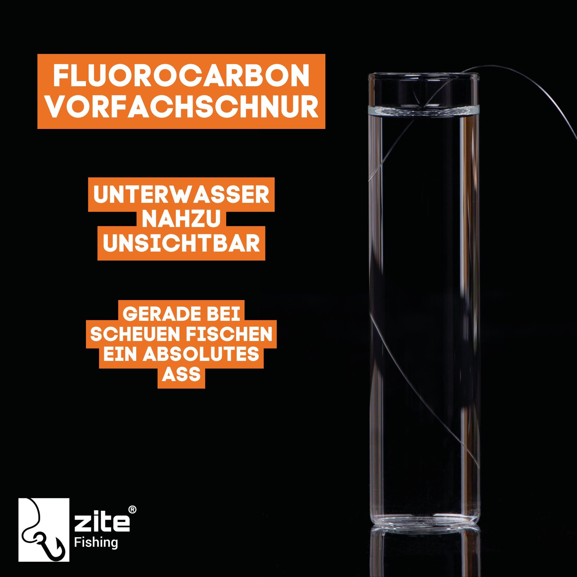 Zite Drop-Shot-Blei Tungsten Ready-to-Fish Rig 2 Gr. S & L Fertigmontage Raubfisch-Angeln, Umweltfreundlich