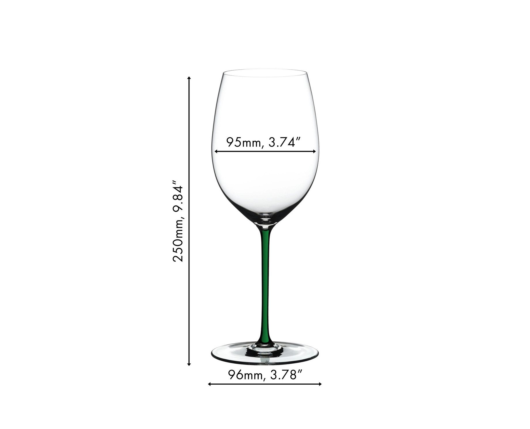 RIEDEL THE WINE GLASS COMPANY Rotweinglas Riedel Fatto A Mano Rotweinglas Cabernet/Merlot, Kristallglas
