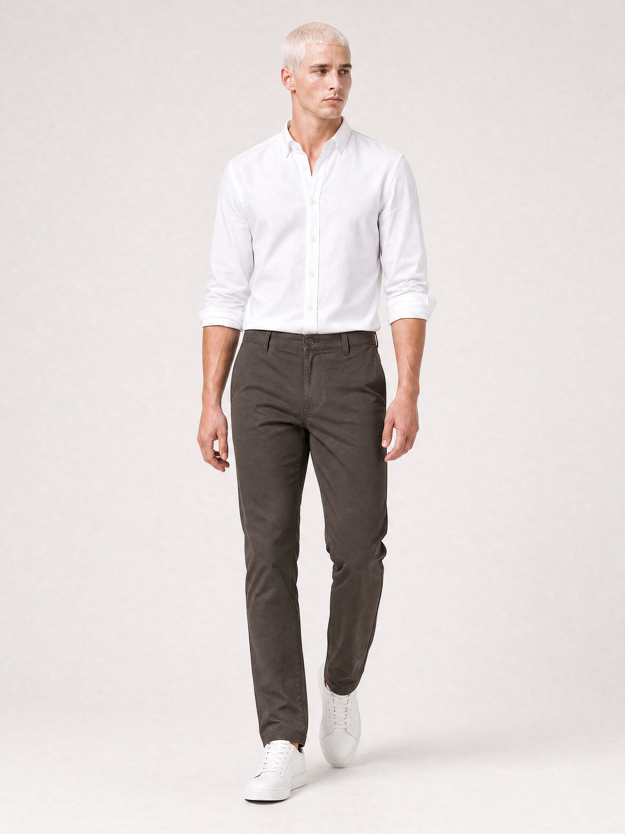 Yazubi Chinohose elegante Chino Hose mit Stretch Slim Fit Herren Hosen für Männer, Stoffhosen & Chinohosen, Herrenhosen – Bild 4 von 5