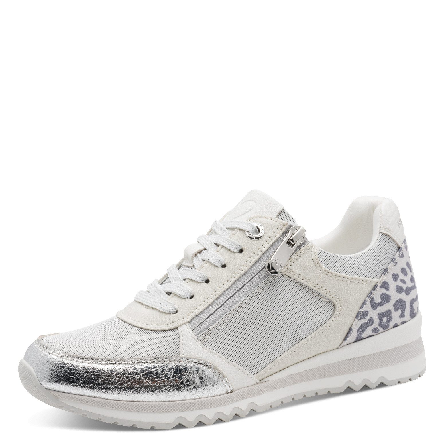 MARCO TOZZI Keilsneaker, Freizeitschuh, Halbschuh, Schnürschuh in veganer Verarbeitung