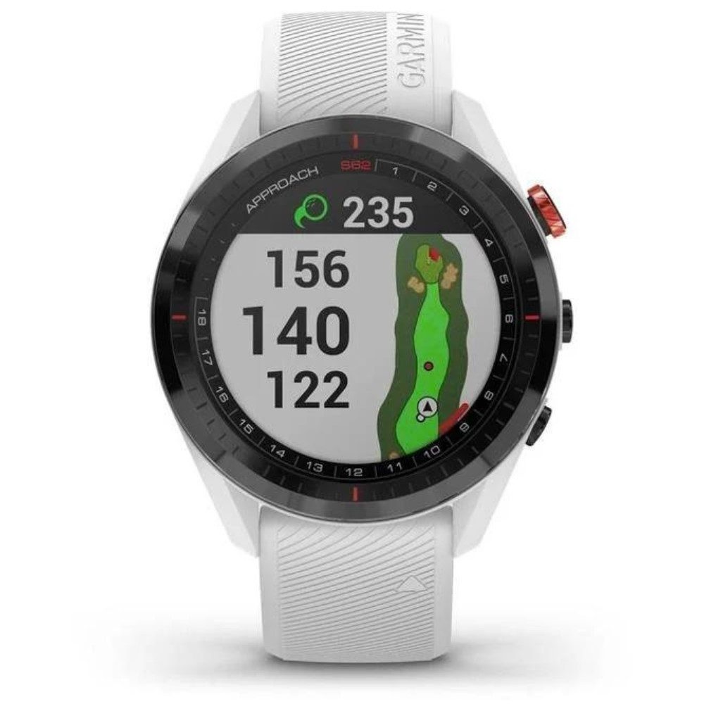 Garmin Approach S62, Smartwatch, High-tech, Bluetooth, GPS Smartwatch (3,3 cm/1,3 Zoll), Gesundheitsfunktionen, Herzfrequenzmesser, Garmin Pay, NFC Zahlungen