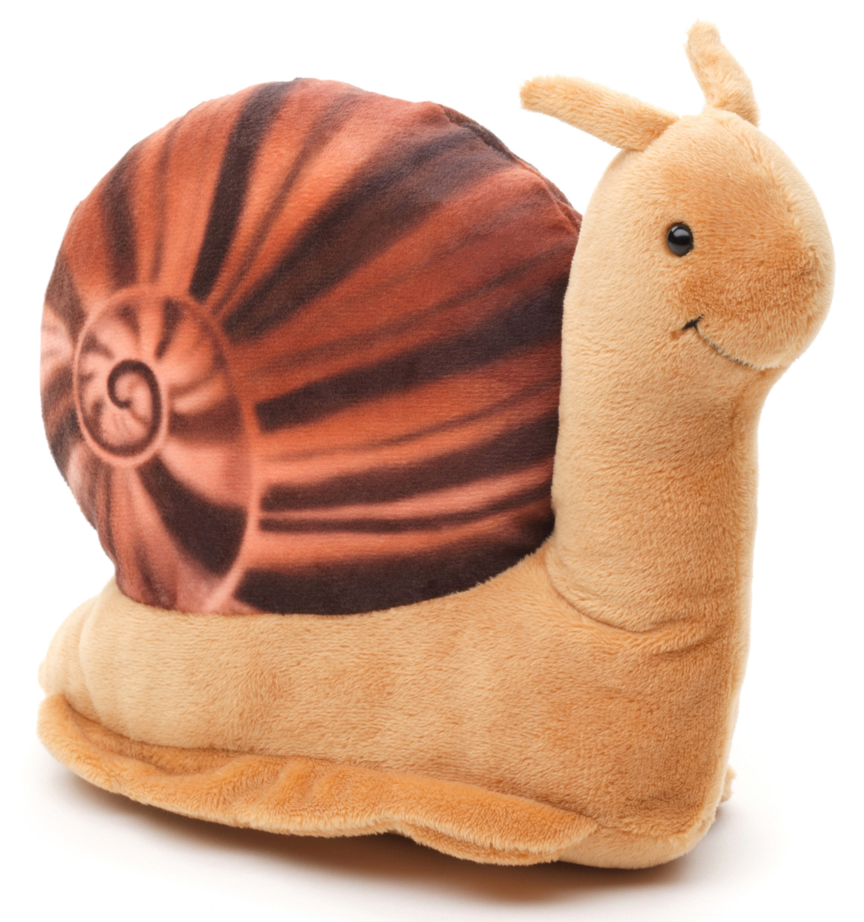 Uni-Toys Kuscheltier Große Achatschnecke - 22 cm (Длина) - Plüsch-Schnecke - Plüschtier, Uni-Toys Eco-Line - zu 100 % aus recyceltem Plüsch gefertigt