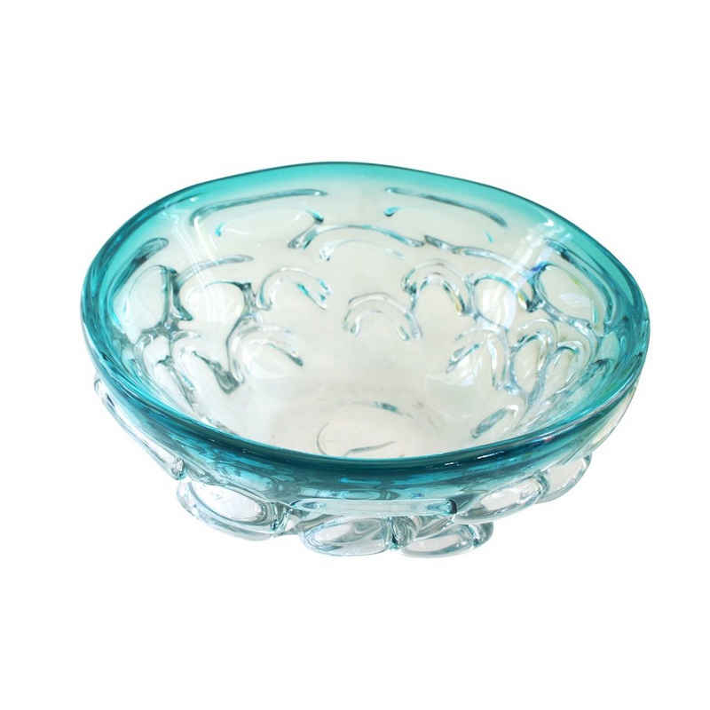 NTK-Collection Dekoschale Glasschale Aqua Ceres (Stück, 1 St)