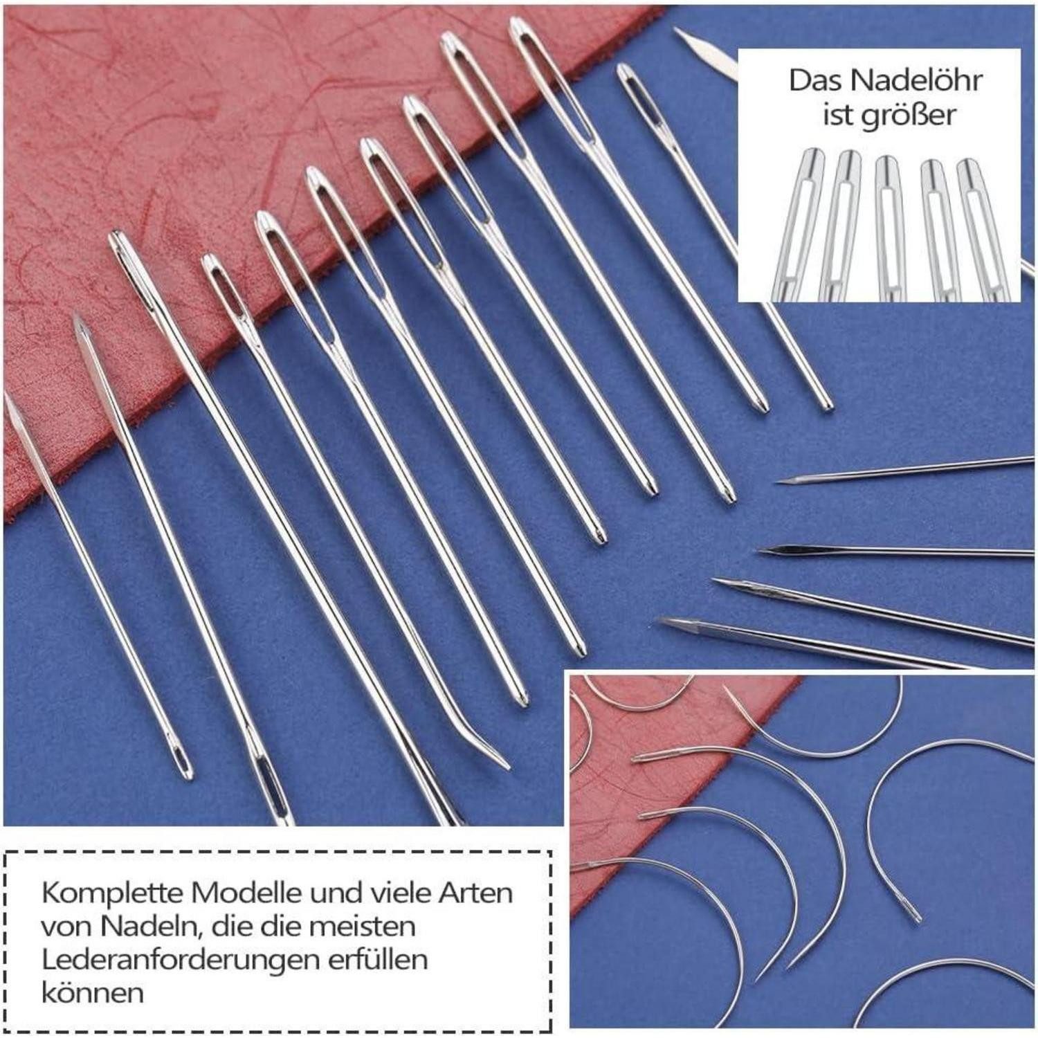 LuxusKollektion Nähnadeln 38-teiliges Polsterreparaturset mit hochwertigem Nähgarn und, 1 St.