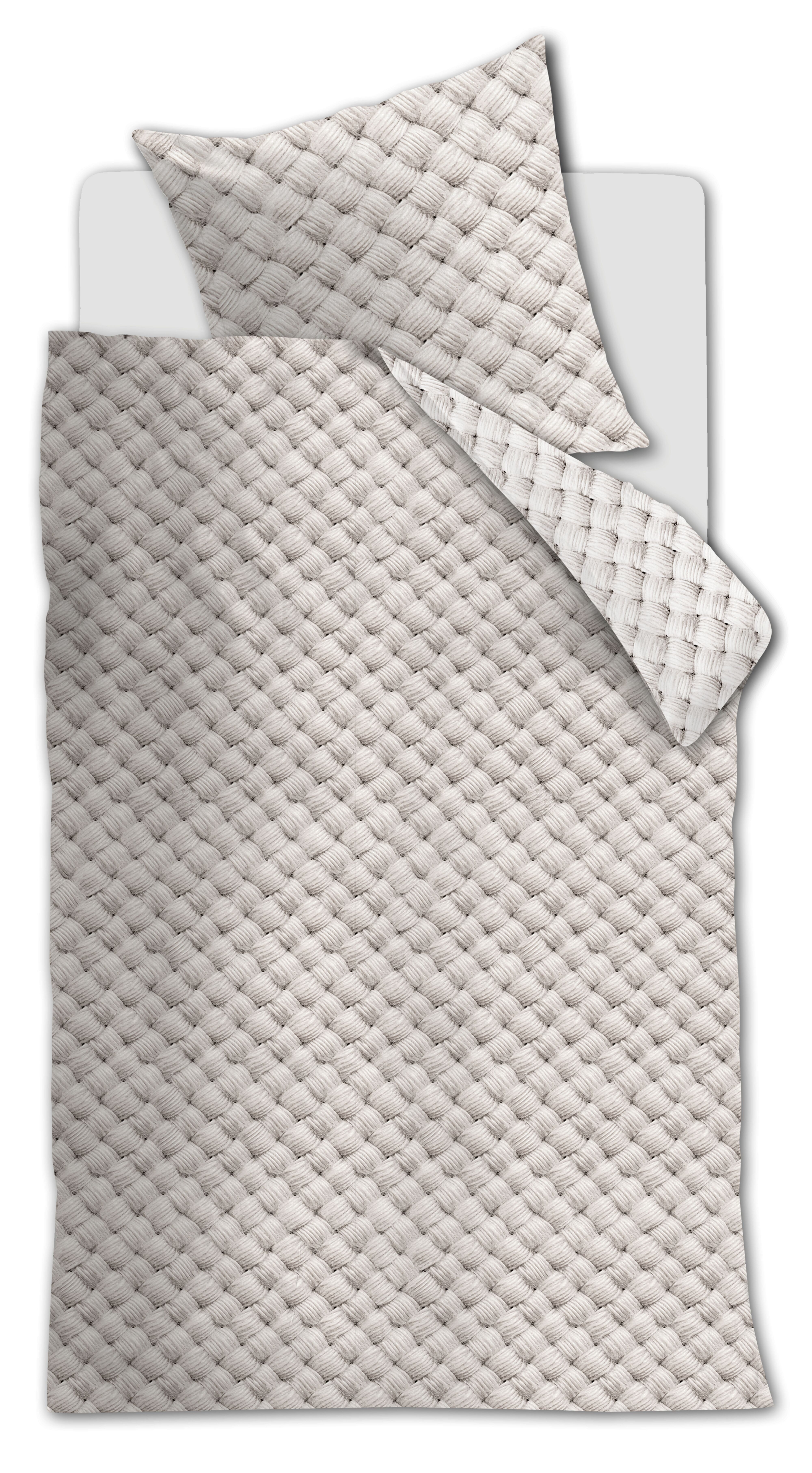 Rivièra Maison Bettwäsche Rivièra Maison Bettwäsche Set, Bettwäsche Set Woven Wool, 2 teilig