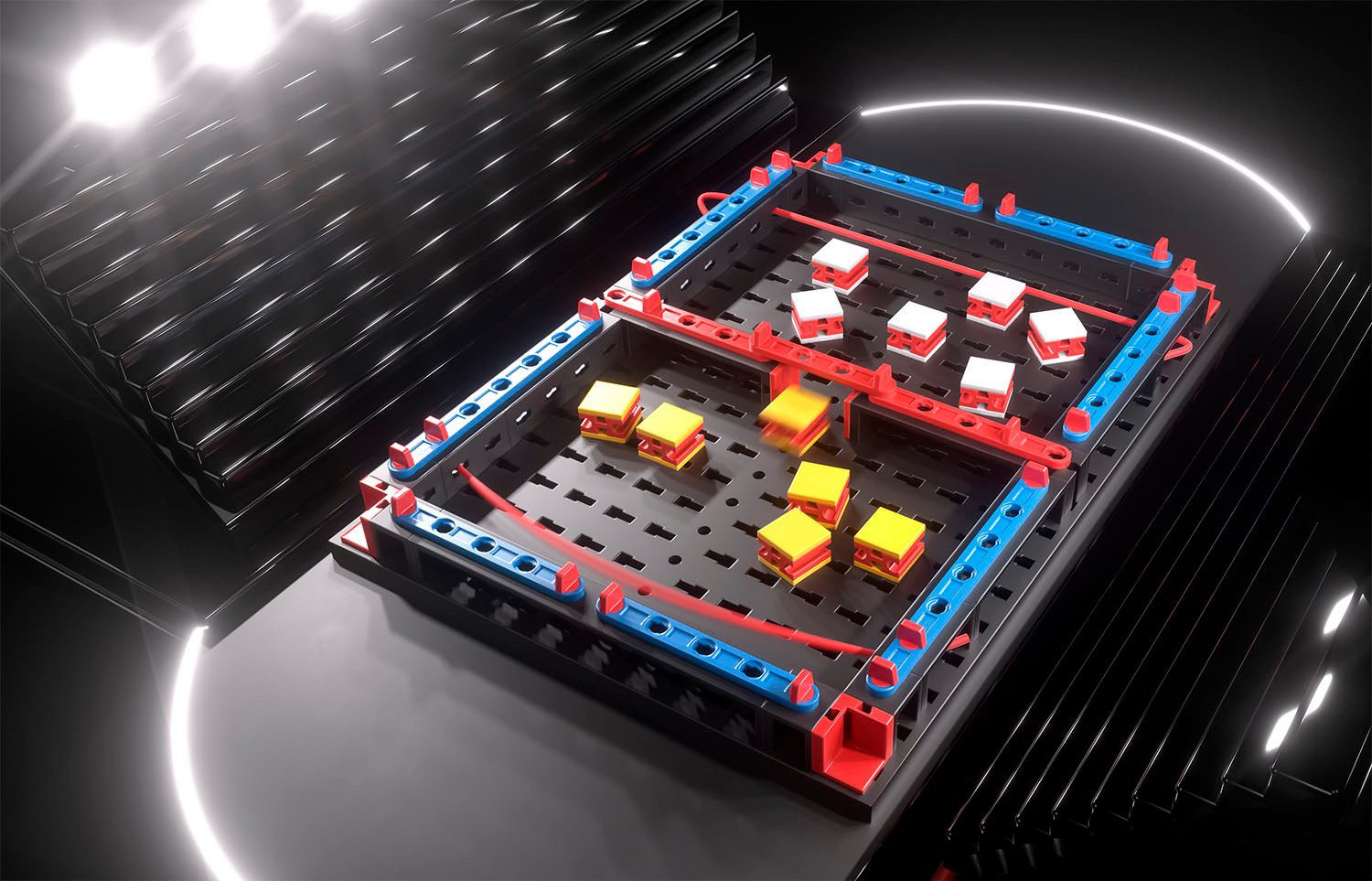 fischertechnik Advanced Slide Battle Konstruktions-Spielset, (102 St)