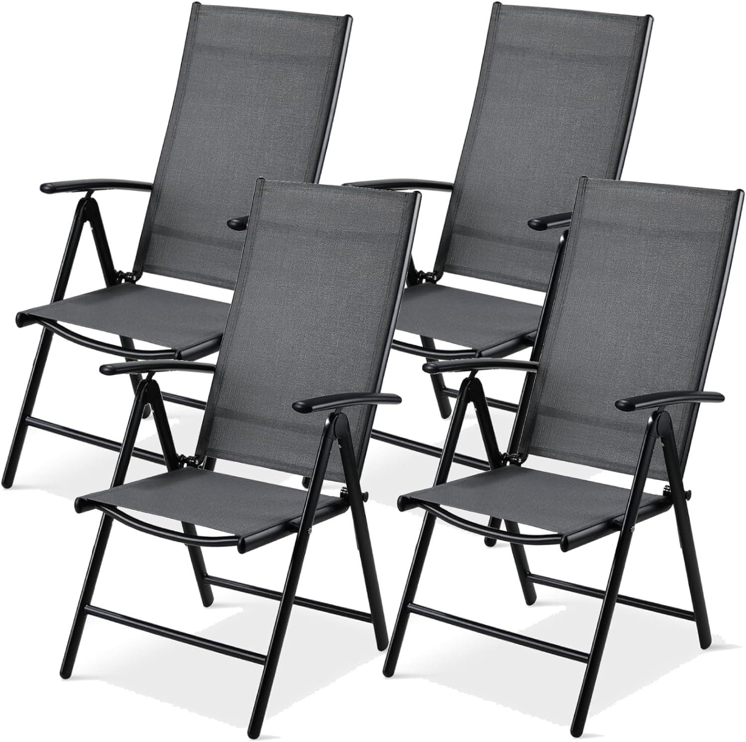 TLGREEN Gartenstuhl Hochlehner, 2/4er Set Balkonstuhl,Klappstuhl,Campingstü günstig online kaufen