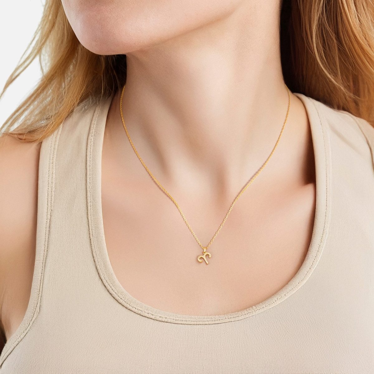 Glanzstücke München Silberkette Sternzeichen Widder gelbgold günstig online kaufen