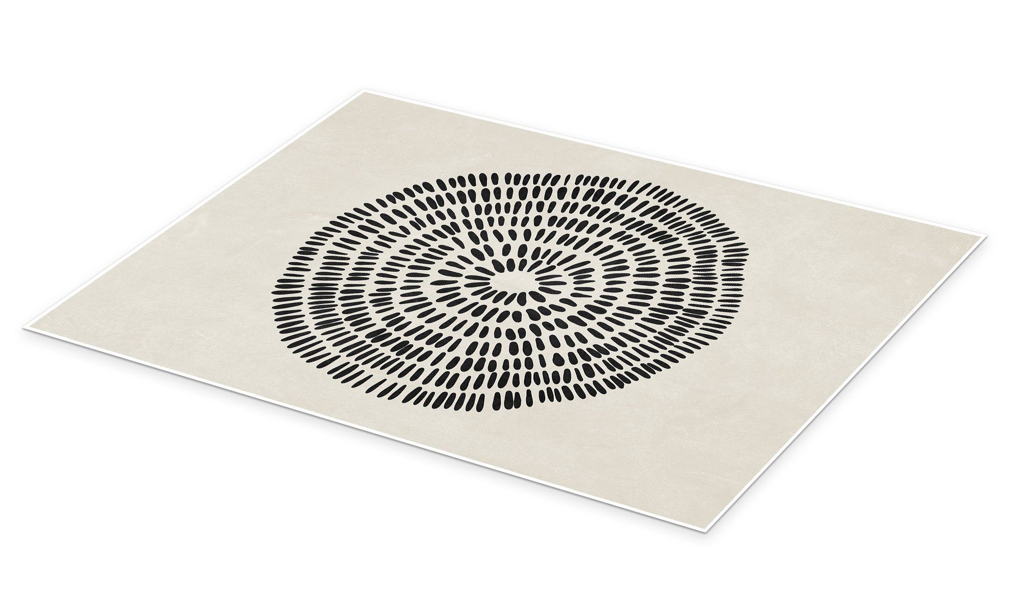 Posterlounge Wandbild Abstrakter Kreis, Olga Telnova, erhältlich als Poster günstig online kaufen