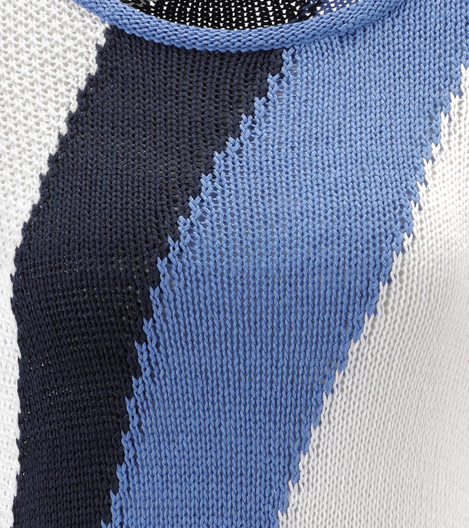 Aniston SELECTED Strickpullover mit Rollkante am Rundhalsausschnitt