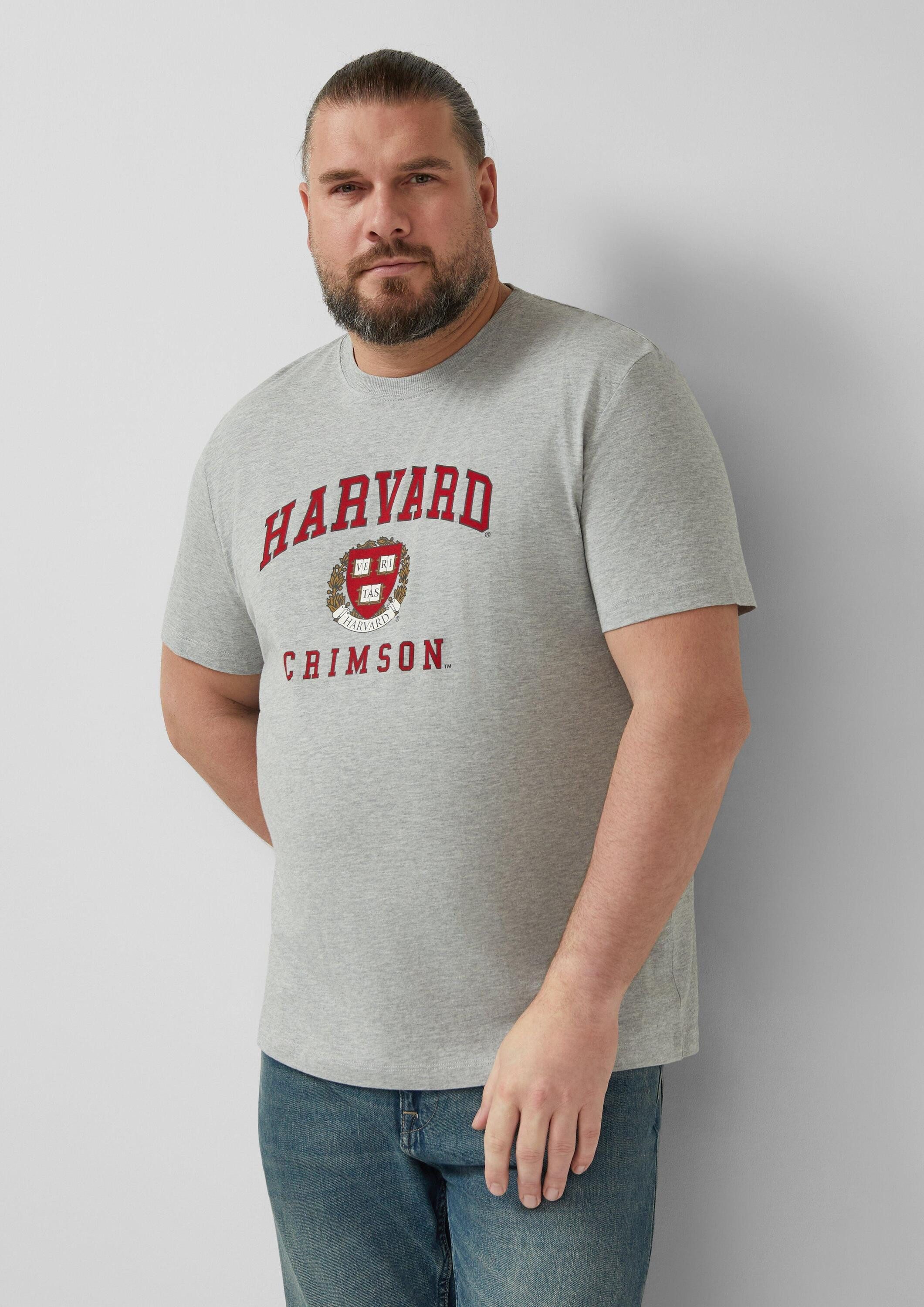 s.Oliver Kurzarmshirt T-Shirt T-Shirt mit College-Artwork