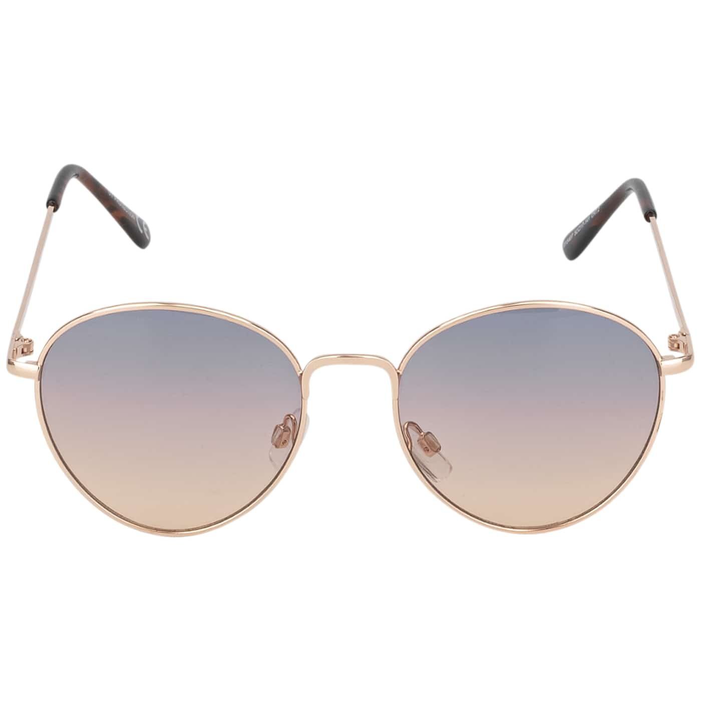 BEZLIT Eyewear Pilotenbrille Rund Form mit schwarzen Sonnenbrille grün, oder (1-St) blau, Designer rosa, Damen braun Linsen