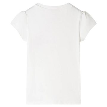 vidaXL T-Shirt Kinder-T-Shirt Ecru 104