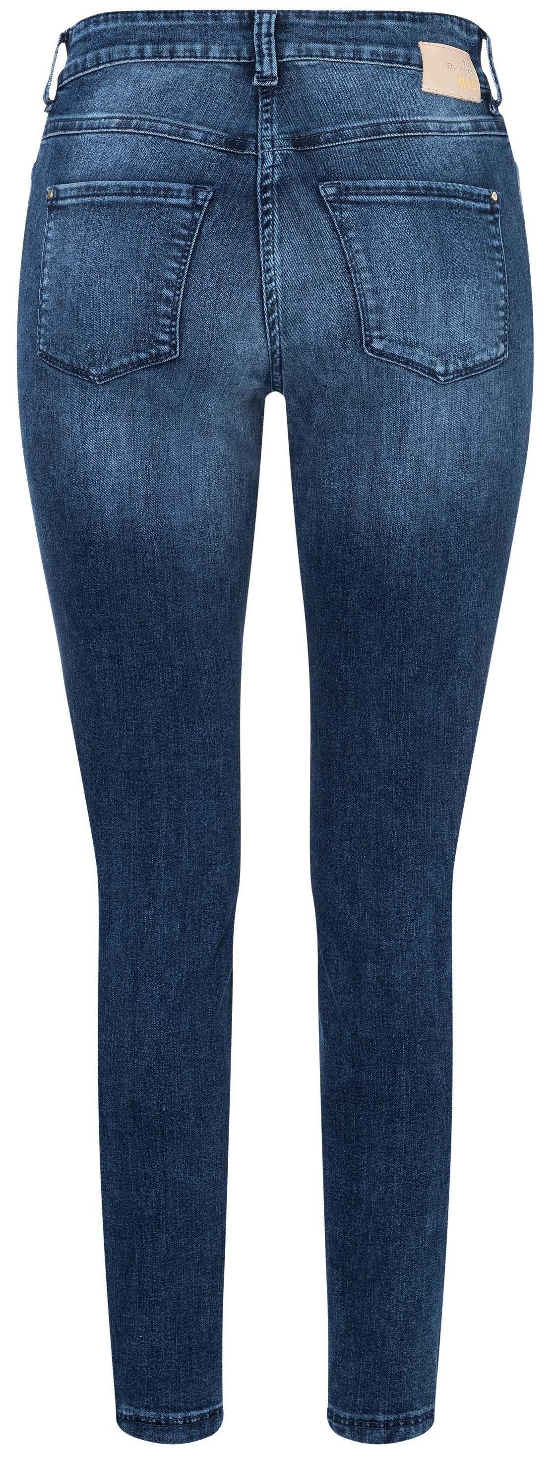 MAC Skinny-fit-Jeans Dream Skinny im destroyed wash Style mit mittlerer Leibhoehe