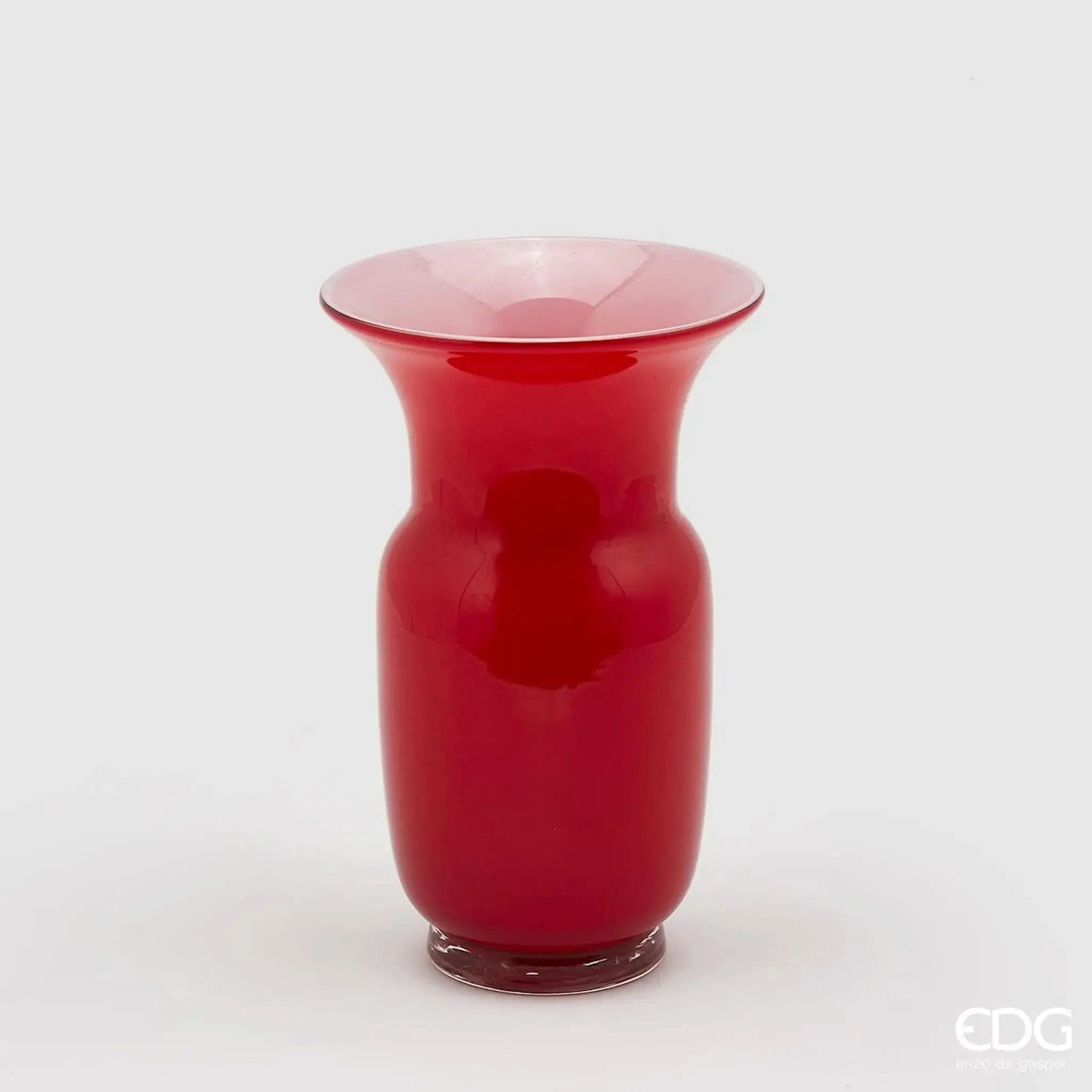 enzo de gasperi Dekovase Blumenvase im Stil von Murano Höhe 26 cm Ø 16,5 cm (verschiedene Größen können kombiniert werden)