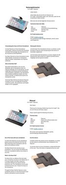 K-S-Trade Handyhülle für Apple iPhone 14 Pro Max, Schutzhülle Schutzhülle Flip Cover Klapphülle Wallet Case Slim