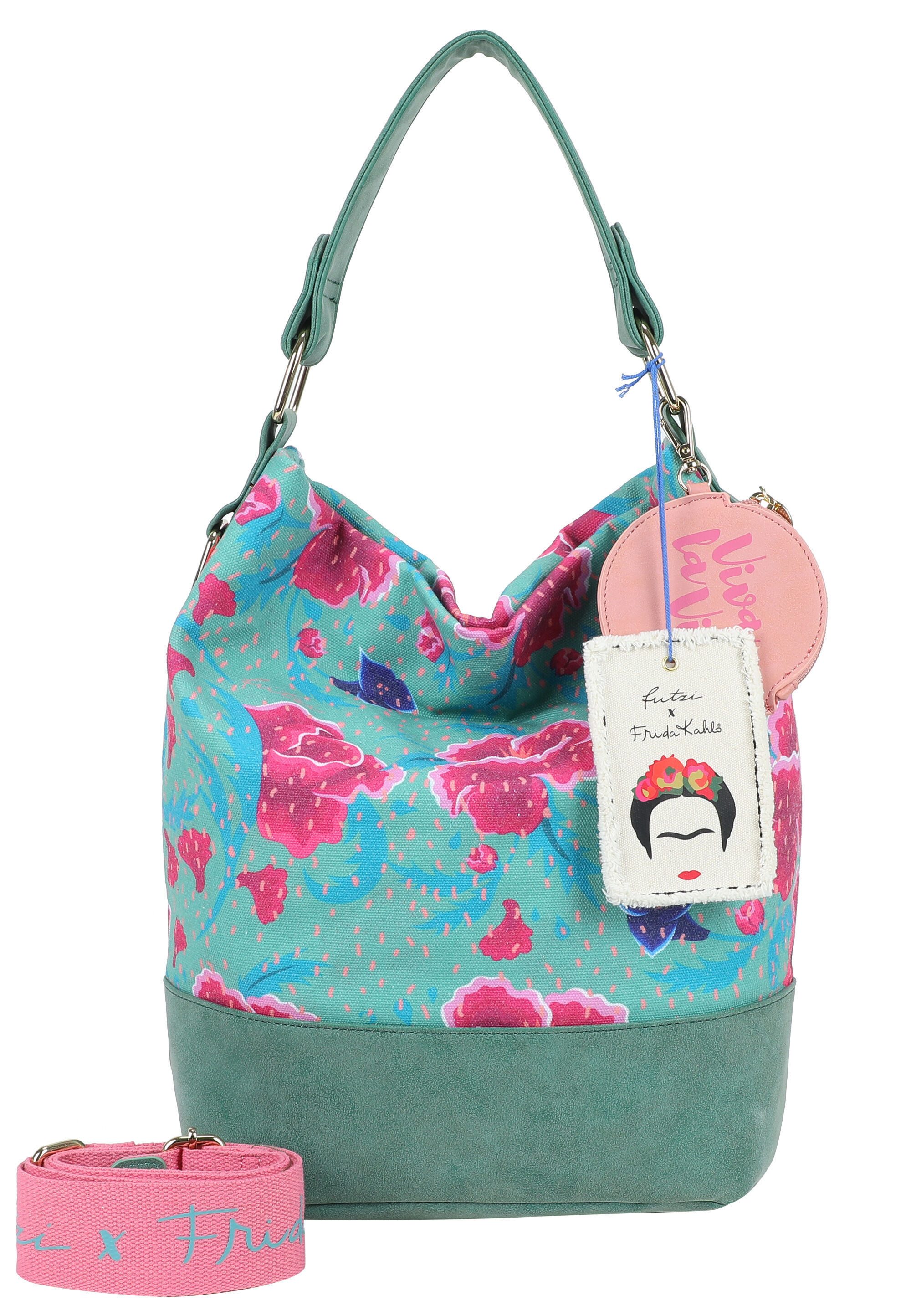 Fritzi aus Preußen Umhängetasche Fritzi x Frida Kahlo (2-tlg), mit Blumenprint