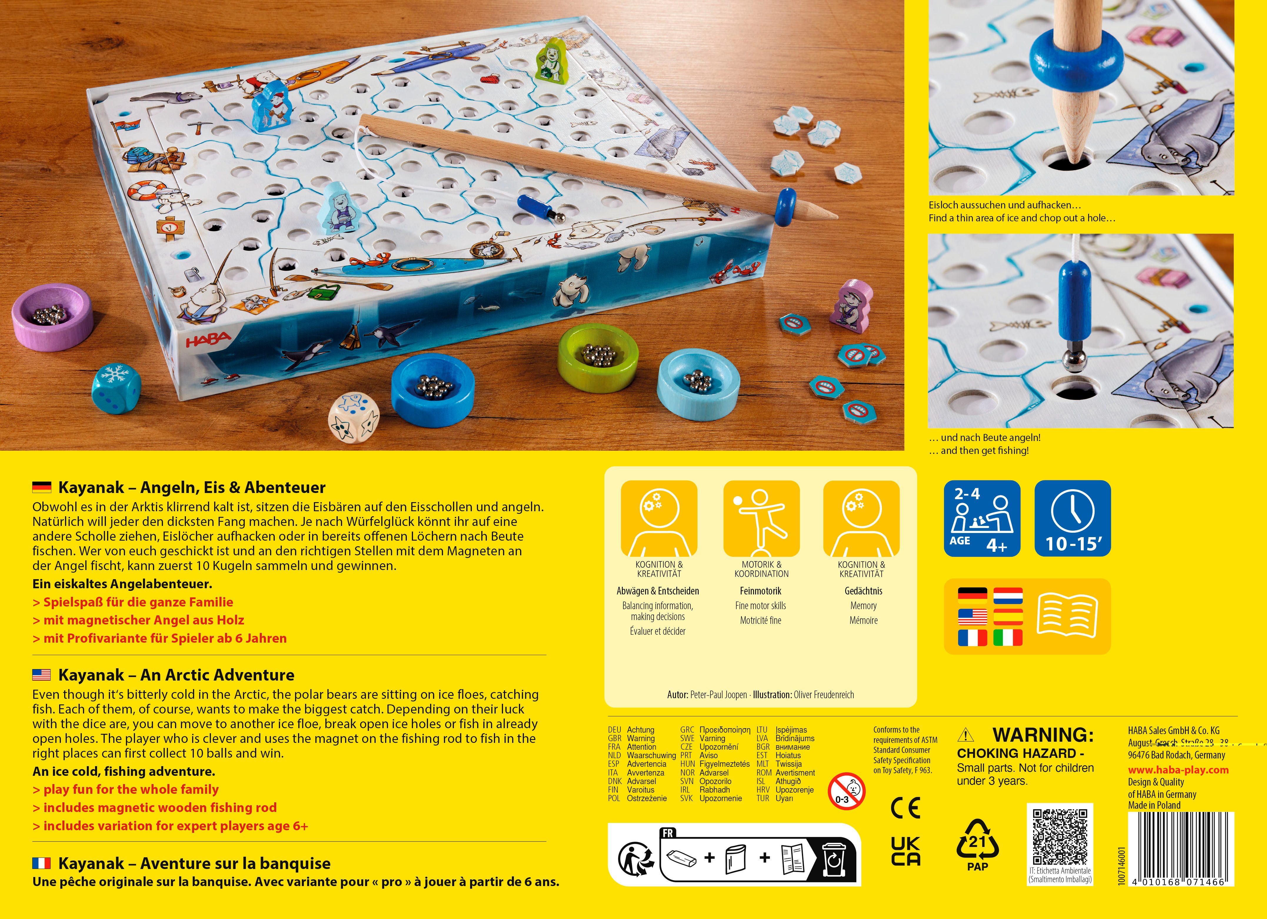 Haba Spiel Kayanak - Angeln, Eis und Abenteuer
