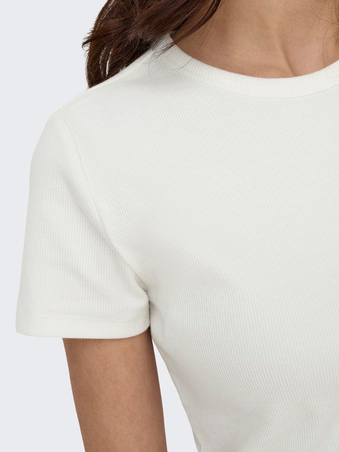JDY Rundhalsshirt JDYSOLAR S/S O NECK TOP JRS NOOS