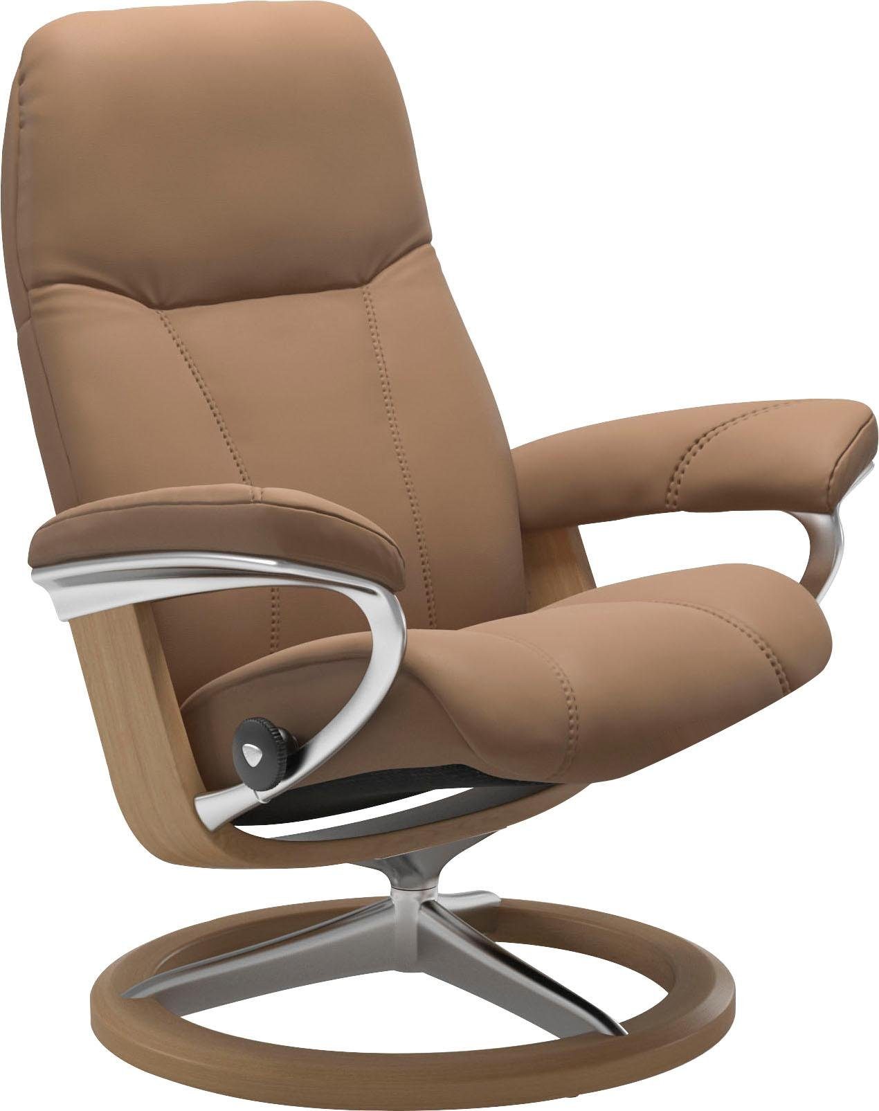Stressless® Relaxsessel Consul, mit Signature Base, Größe L, Gestell Eiche | Funktionssessel