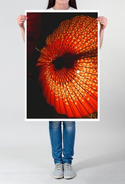 Sinus Art Poster 60x90cm Poster Künstlerische Fotografie  Asiatische Sonnenschirme