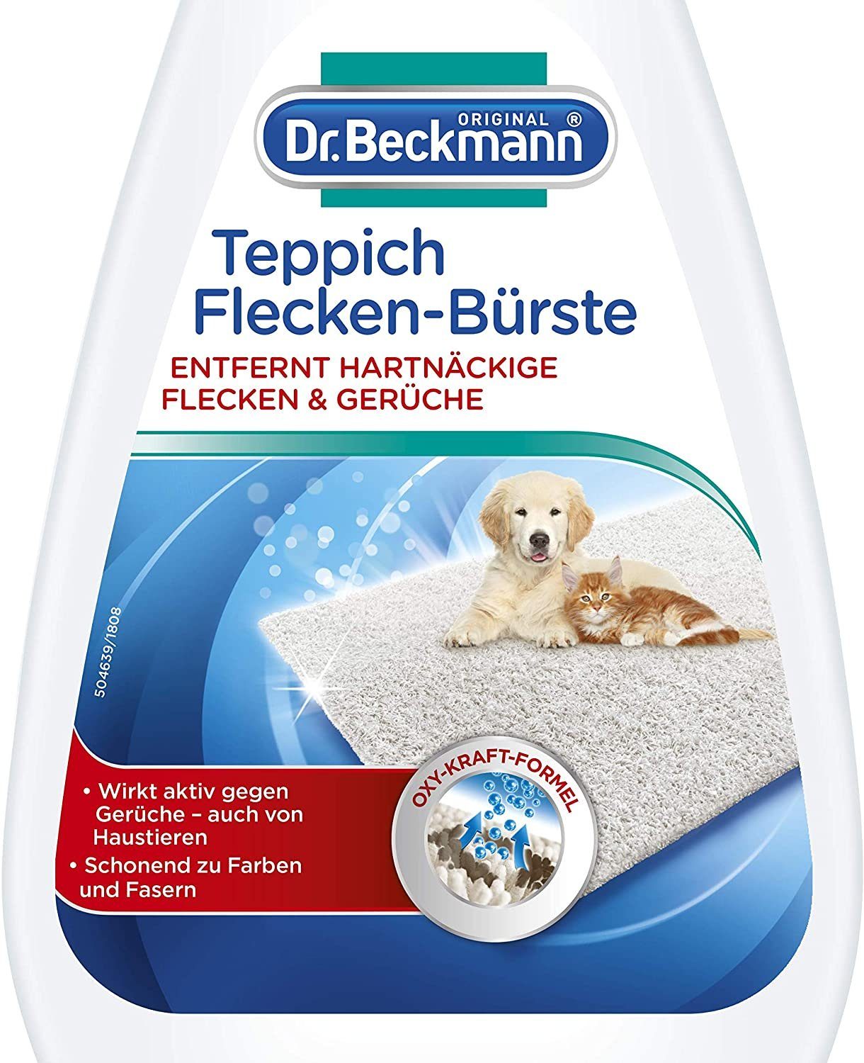 Flecken & hartnäckiger Polsterreiniger Flecken-Bürste, 650 ml 1x Teppich Beckmann Dr. Gerüche,